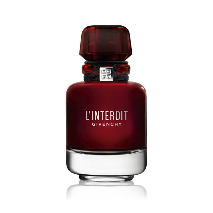 عطر جيفنشي لانتيردي روج 80 مل – زجاجة جذابة تعكس شخصية العطر الجريئة