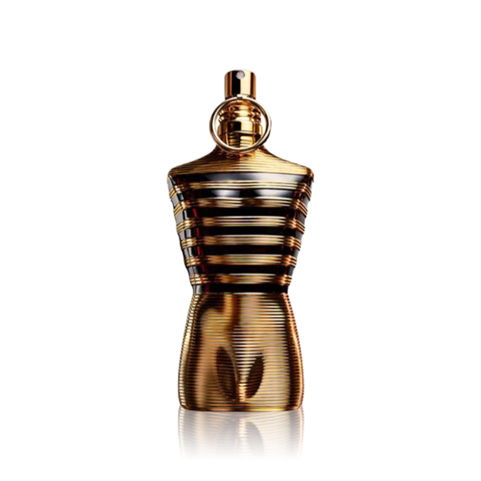 عطر جان بول غوتييه لي مال إلكسير للرجال 125 مل بتصميم أنيق ذهبي لامع يعكس الفخامة